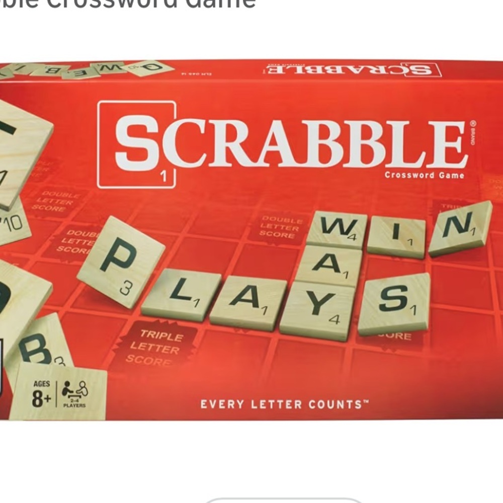 Hasbro Scrabble Game in Red Box